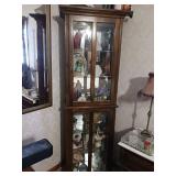 Wooden Display Cabinet With Glass