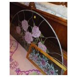 Stained Glass Panels with Floral Motif