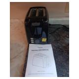 Black Toaster With Manual