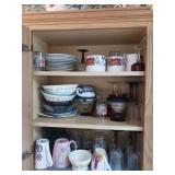 Contents of Shelving With Glassware