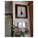 Framed Embroidered Wall Art