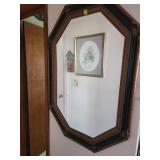 Ornate Octagonal Wall Mirror