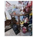 Half Round Wooden Table