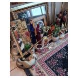 Decorative Group Under Glass Table