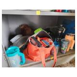 Shelved Household Items