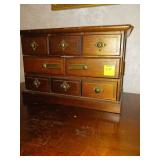 Wooden Jewelry Box With Drawers