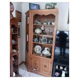 Wooden Cabinet With Contents Included