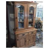 Two-Piece Wooden Cabinet