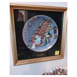 Heidi Jankelova Framed Collector Plate