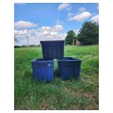 3xBID Blue Storage Bins