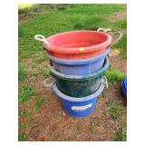4x bid Plastic Feed Buckets