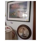 Framed Fairy and Girl Artwork Set