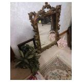 Ornate Wooden Framed Mirror
