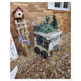 Outdoor Decor and Garden Items Lot