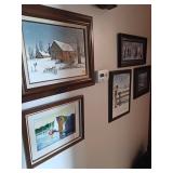 Five Framed Artworks