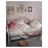 Futon Pullout Bed with Cushions