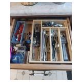 Drawer Contents Including Utensils