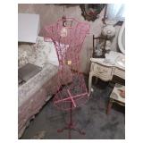 Pink Wire Dress Form Mannequin