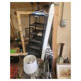 Lot With Shelf and Lamp