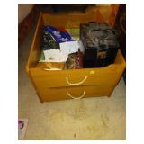 Wooden Under-Bed Drawers and Contents