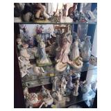 3rd Shelf Porcelain Figurines
