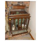 Wood and Metal Decorative Birdcage