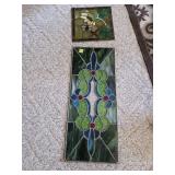 2 X BID Two Stained Glass Panels