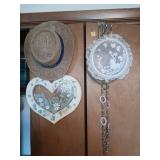 Decorative Items on Closet Door