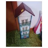 House-Shaped Wooden Storage Box