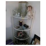 Corner Rack With Contents