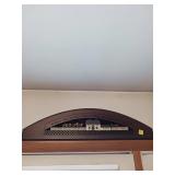 Wood Wall Plaque With Building Design