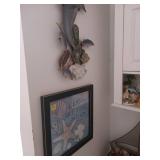 Coastal Wall Art With Dolphin