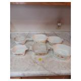 6 X BID Six Corning Ware Dishes
