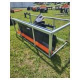 84-Inch Snow Pusher power angle quicktach