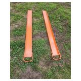 6-Foot 4-Inch Steel Fork Extension Attachments