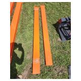 7 Foot Skid Steer Fork Extensions