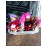 Small Tote of Troll Dolls