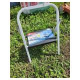 White Folding Step Stool