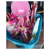 Tote of Doll Furniture