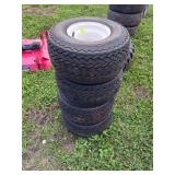 4X BID 18X8.50-8 NHS Tires and Rims