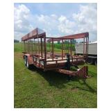 80'x16FT Heavy Duty Trailer with Ramps