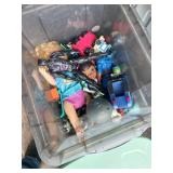 Tote of Assorted Toys
