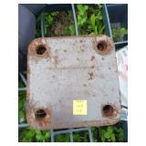 8X BID 7x7in 1/2in Steel Plate Lot