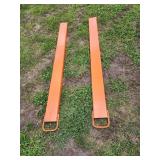 6ft 4in fork extension attachments