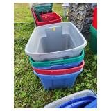 6xBID Storage Bins Without Lids
