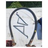 Hydraulic Hose and Metal Brackets