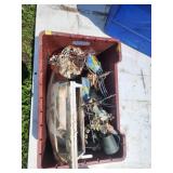 Decorative Items in Bin
