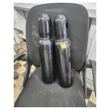 2xBID Black Compressed Gas Cylinders