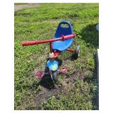 Childrenï¿½s Red and Blue Tricycle
