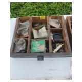 Metal Drawers With Mixed Hardware